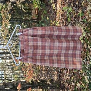 Vintage Pendleton wool skirt size Small earth tones for Fall